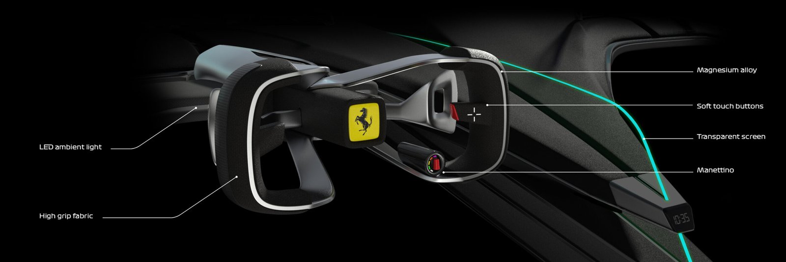 H2 berlinetta ferrari 03 interior